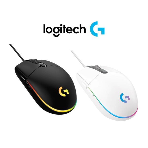 Logitech G102 Black | White LightSync RGB Gaming Mouse