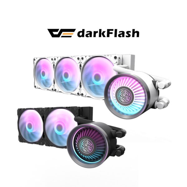 Darkflash Nebula DN 240 | DN 360 Liquid CPU Cooler Black | White AIO