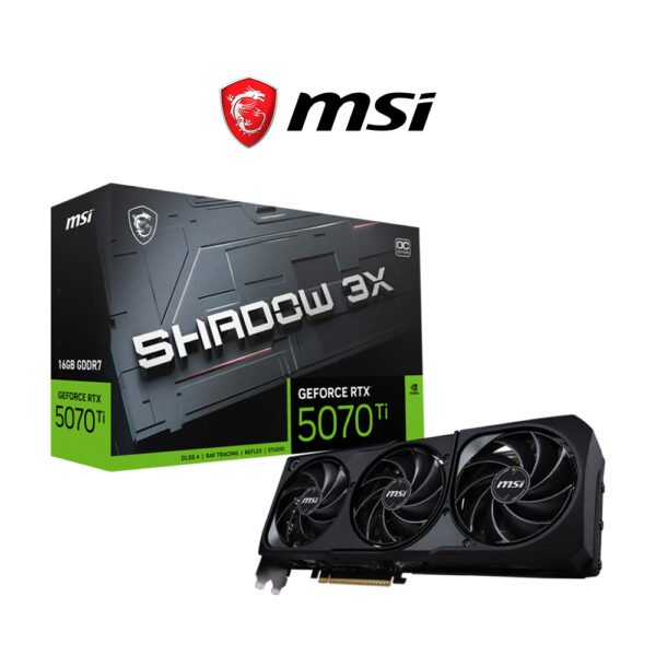 MSI GeForce RTX 5070Ti 16G SHADOW 3X OC Graphics Card Video Card GPU