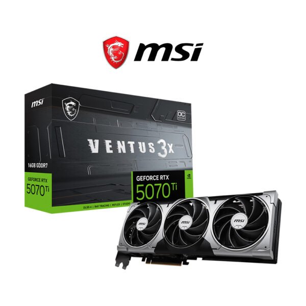 MSI GeForce RTX 5070Ti 16G VENTUS 3X OC Graphics Card GPU Video Card