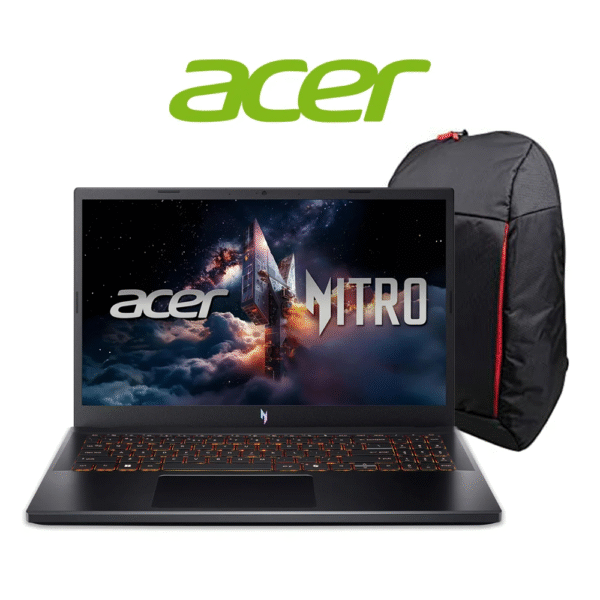 ACER NITRO V15 ANV15-52-585U | 15.6" FHD 165Hz IPS | Intel Core 5 processor 210H | RTX 5050 8GB | 16GB DDR5 | 512GB SSD | Windows 11 Home | MS Office Home 2024 Gaming Laptop