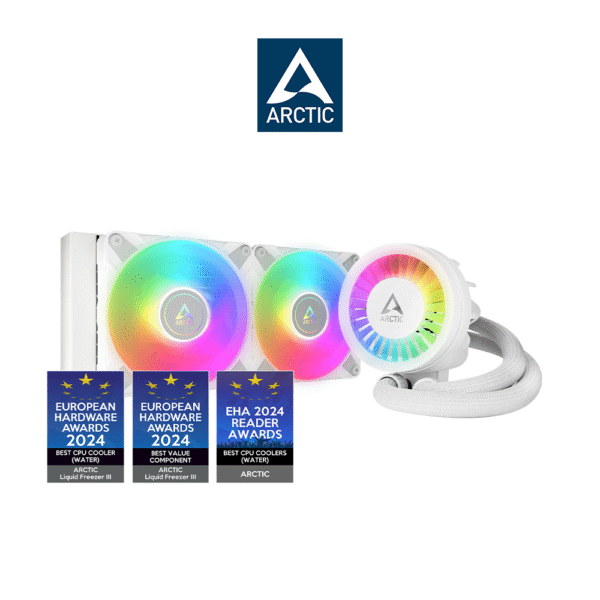 Arctic Liquid Freezer III 240 A-RGB AIO CPU Liquid Cooler (White)