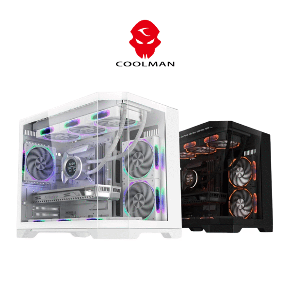 Coolman Spectra M MATX Dual Chamber PC Case
