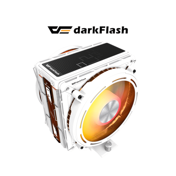 Darkflash E400 Plus LED Matrix Display CPU Air Cooler White