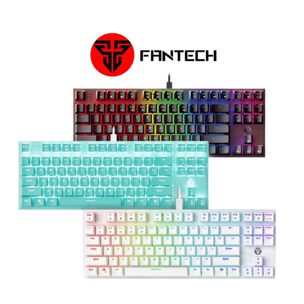 Fantech MK856 Maxfit87 RGB Black | White | Mint Green Mechanical Keyboard