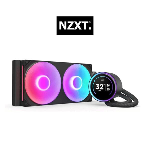 NZXT Kraken Elite 280 RGB 280mm w/ LCD AIO Liquid Cooler (Black)