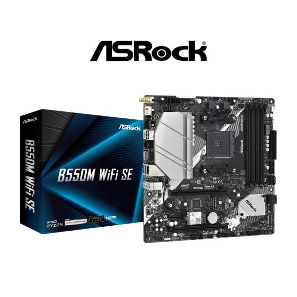Asrock B550M WiFi SE Motherboard AM4 DDR4