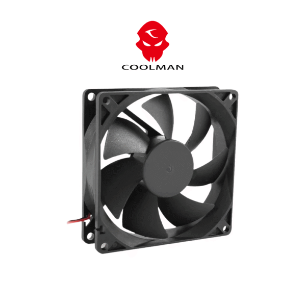 Coolman 120mm Non RGB Case Fan (Black)