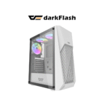 DarkFlash DK150 with Triple Fans ATX PC Case (White)