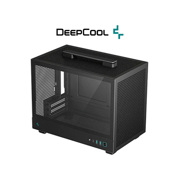 Deepcool CH160 Ultra Portable mini-ITX Tempered Glass PC Case (Black)