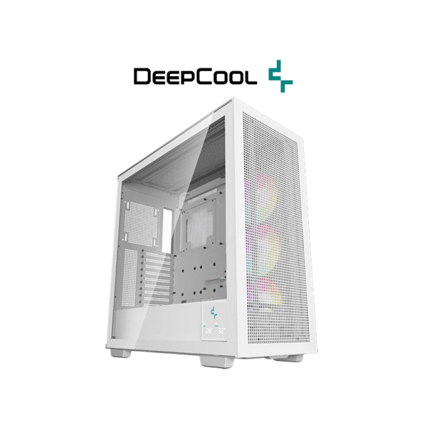 Deepcool Morpheus with Digital Display and ARGB Fan E-ATX PC Case (White)