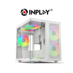 Inplay Seaview Pavilion MATX PC Case (White)