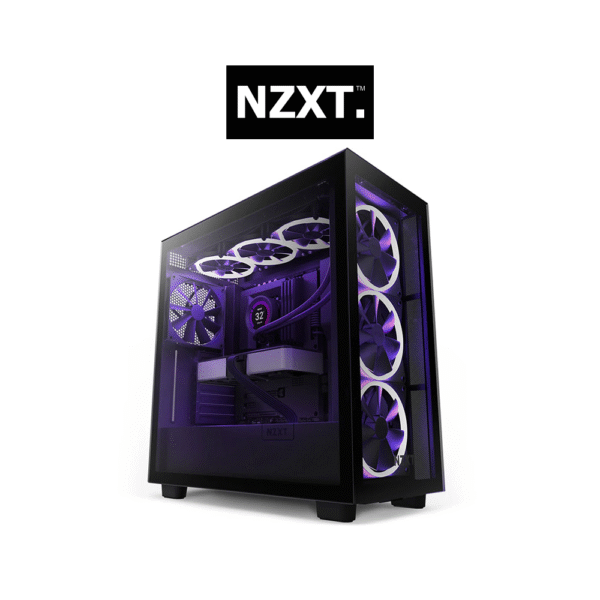 NZXT H7 Elite 2022 Premium ATX Mid-Tower PC Case (Black)