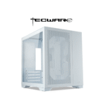 Tecware VXM Mesh Dual Chamber MATX PC Case (White)