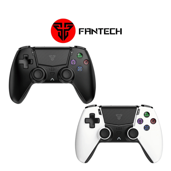 Fantech Nova WGP14 Multi Platform Wireless Hall Effect Game Controller Gamepad (Black, White)