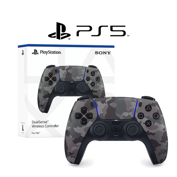Sony PlayStation 5 PS5 Dualsense Wireless Controller (Grey Camouflage)