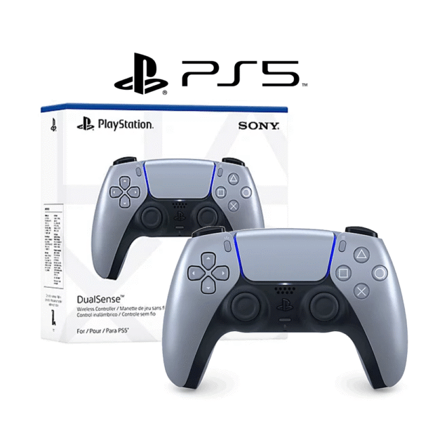 Sony PlayStation 5 PS5 Dualsense Wireless Controller (Sterling Silver)