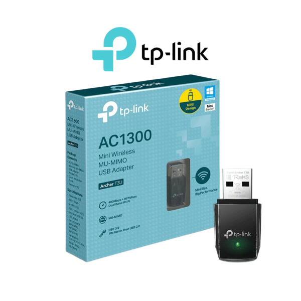 TP-Link Archer T3U AC1300 Mini Wireless MU-MIMO USB WiFi Adapter TpLink