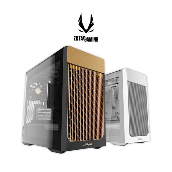ZOTAC ALLOY MATX Black | White PC Computer Case Chassis