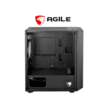 Agile NEST Tempered Glass with 4 RGB Fans MATX PC Case (Black) - Image 3