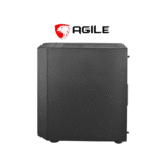Agile NEST Tempered Glass with 4 RGB Fans MATX PC Case (Black) - Image 4