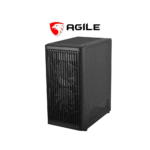 Agile PERYTON V2 Tempered Glass with 3 RGB Fans MATX PC Case (Black) - Image 5