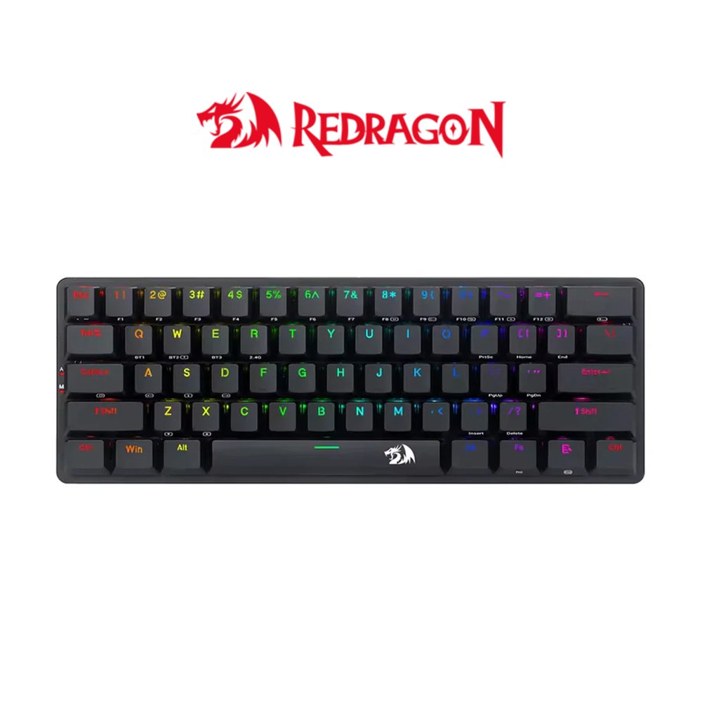 elisePRO 1 Redragon Elise Pro Wireless Tri Mode K615 60% RGB Mechanical Keyboard - Image 1
