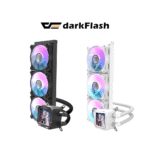 DarkFlash DV360S LCD Display Liquid CPU Cooler (Black, White)