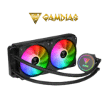 Gamdias Aura GL240 All-in-One RGB Liquid CPU Cooler (Black)