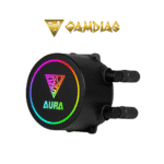 Gamdias Aura GL240 All-in-One RGB Liquid CPU Cooler (Black) - Image 3