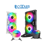 PCCooler GI-CX240 ARGB Liquid CPU Cooler (Black, White)