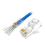 RJ45 Pass Through Connector 50 | 100 | 150 | 200 pcs Pack