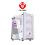 Fantech CG80 Aero RGB MATX Mesh PC Case White Chassis