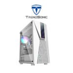 Frontier Trendsonic Vesta Tempered Glass Side ATX Gaming Case White