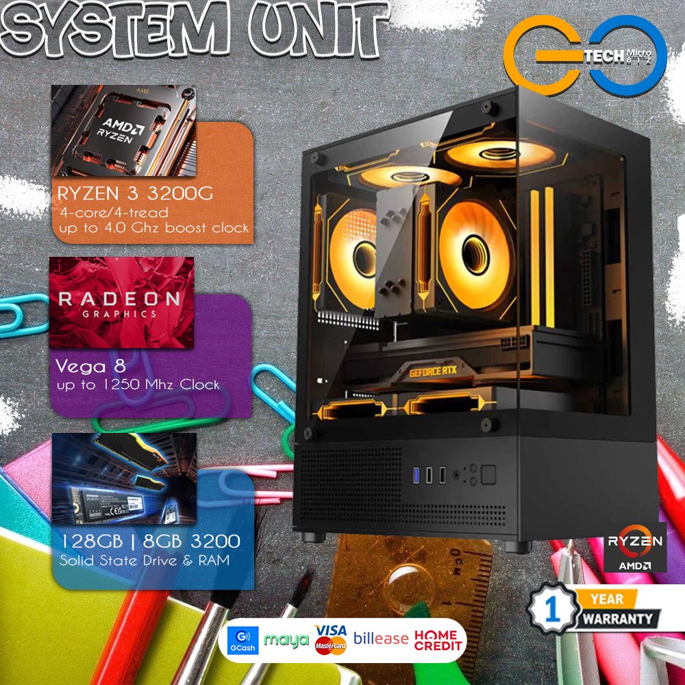 3200Gbuild61526 1 AMD Ryzen 5 3200G System Unit - Image 1
