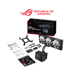 Asus ROG RYUO IV SLC 360 ARGB AMOLED Display CPU Liquid Cooler (Black) - Image 3