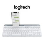 Logitech K580 Slim Multi-Device Wireless Keyboard (Off-White) - Image 2