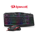 Redragon S101-5 Gaming Essentials Keyboard & Mouse 2 In 1 Set (Black)