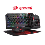 Redragon S101-BA-2 Gaming Essentials 4 In 1 Set (Keyboard, Mouse, Mousepad, Headset)