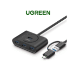 UGREEN USB 3.0 A With USB-C Adapter 4-Ports Hub 1M (Black) (CR113/40850)