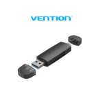 Vention 2-in-1 Type-C and USB 3.0 SD & TF Card Reader Black (CLKB0)