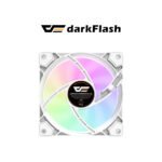 Darkflash C8 Infinity ARGB 3in1 Pack | Single Case Fans Black | White Cooling Fan - Image 3