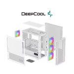 Deepcool CH560 Digital with 4 ARGB Fans Mid Tower ATX PC Case Black | White - Image 3